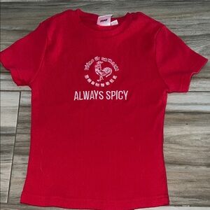 Kids Red 'Always Spicy' T-Shirt
